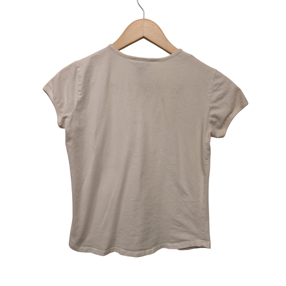 Abercrombie & Fitch Vintage Y2K Abercrombie & Beach Graphic Baby Tee White Small - Picture 2 of 6